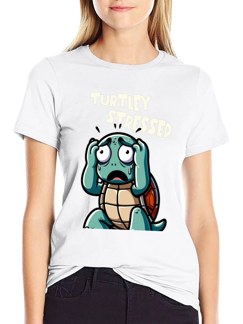 Turtley Stressed Graphic Tee