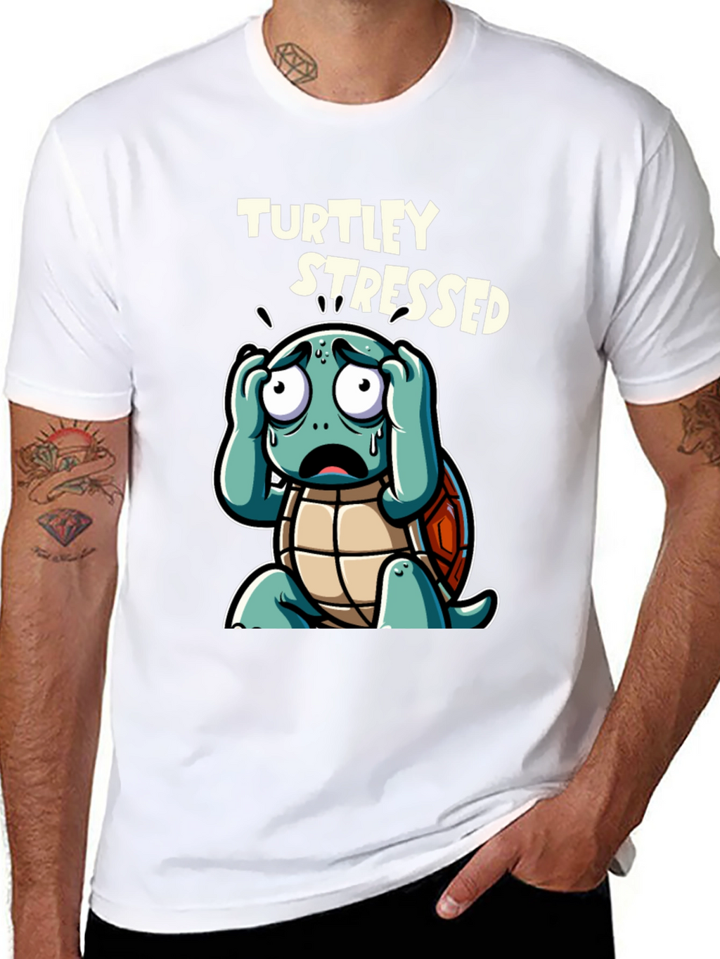Turtley Stressed Graphic Tee