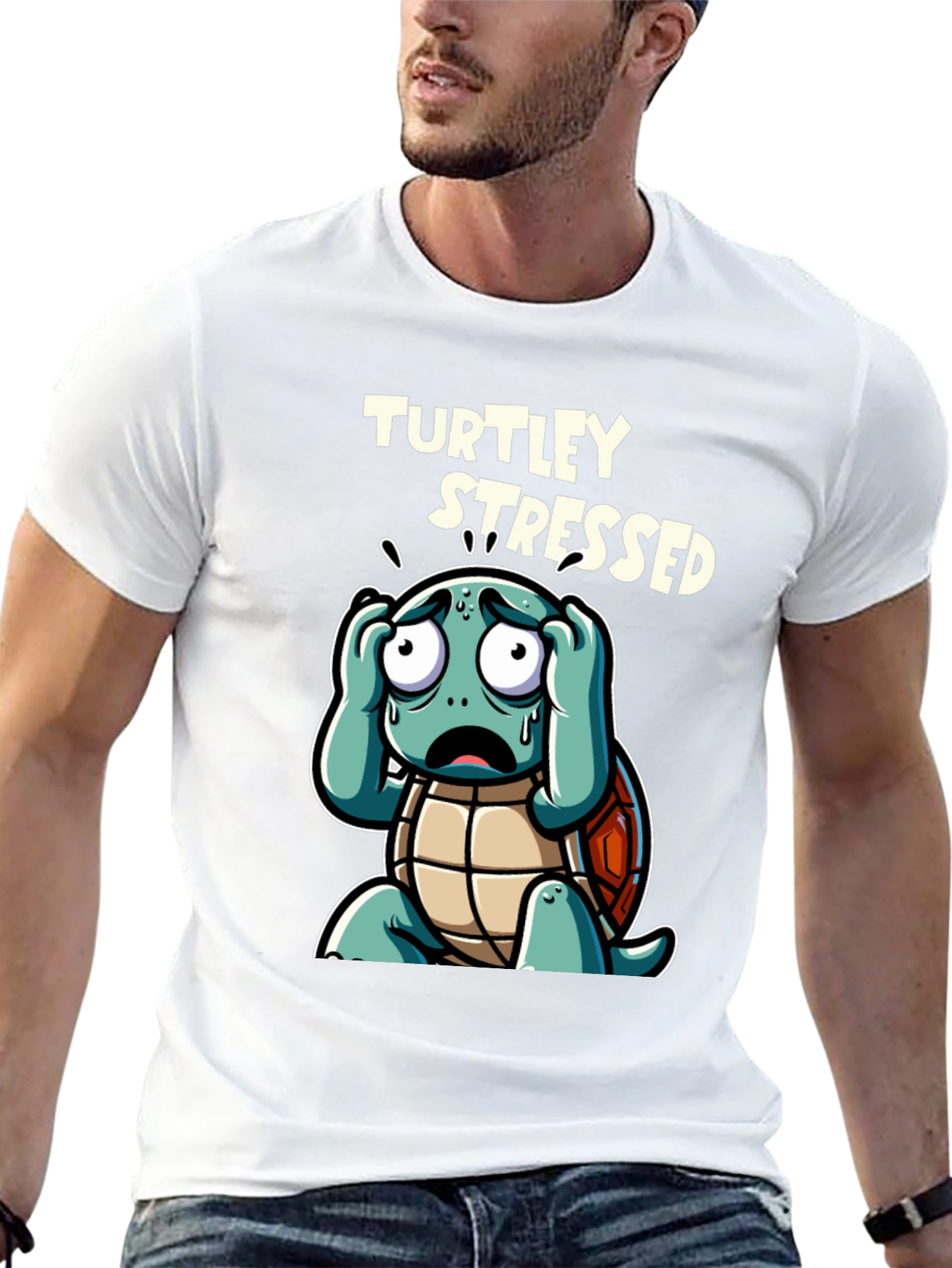 Turtley Stressed Graphic Tee