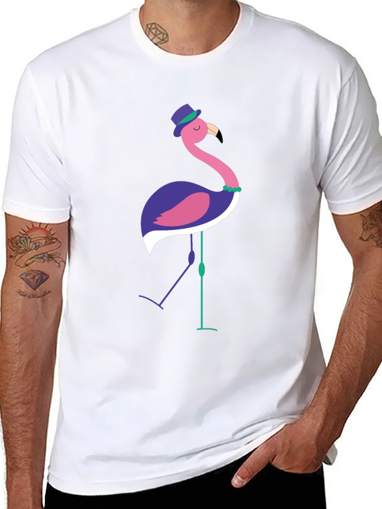 Funky Flamingo Graphic Tee