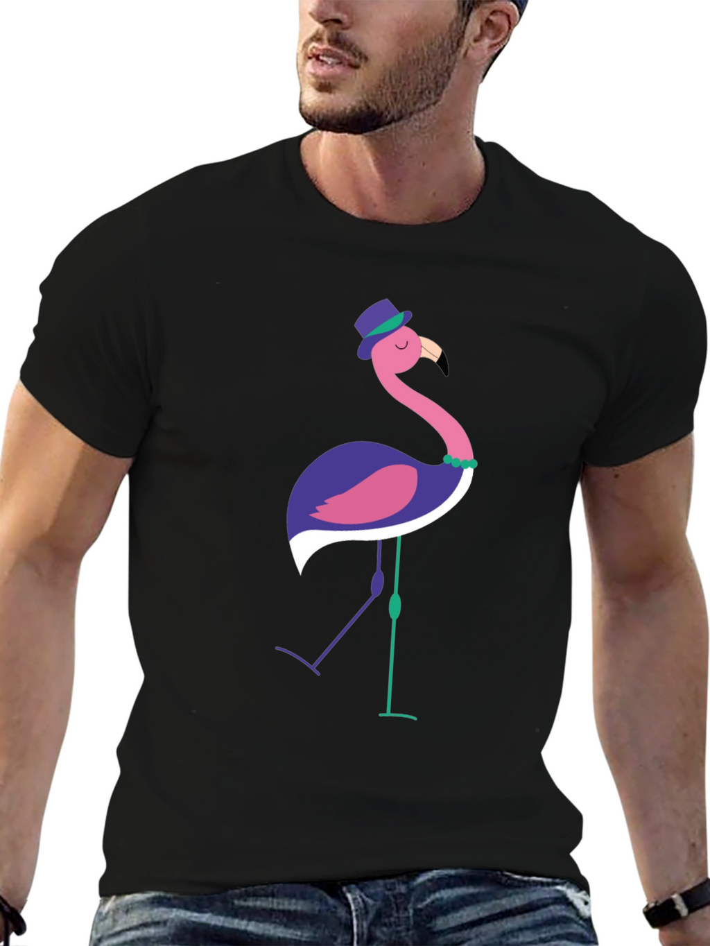 Funky Flamingo Graphic Tee