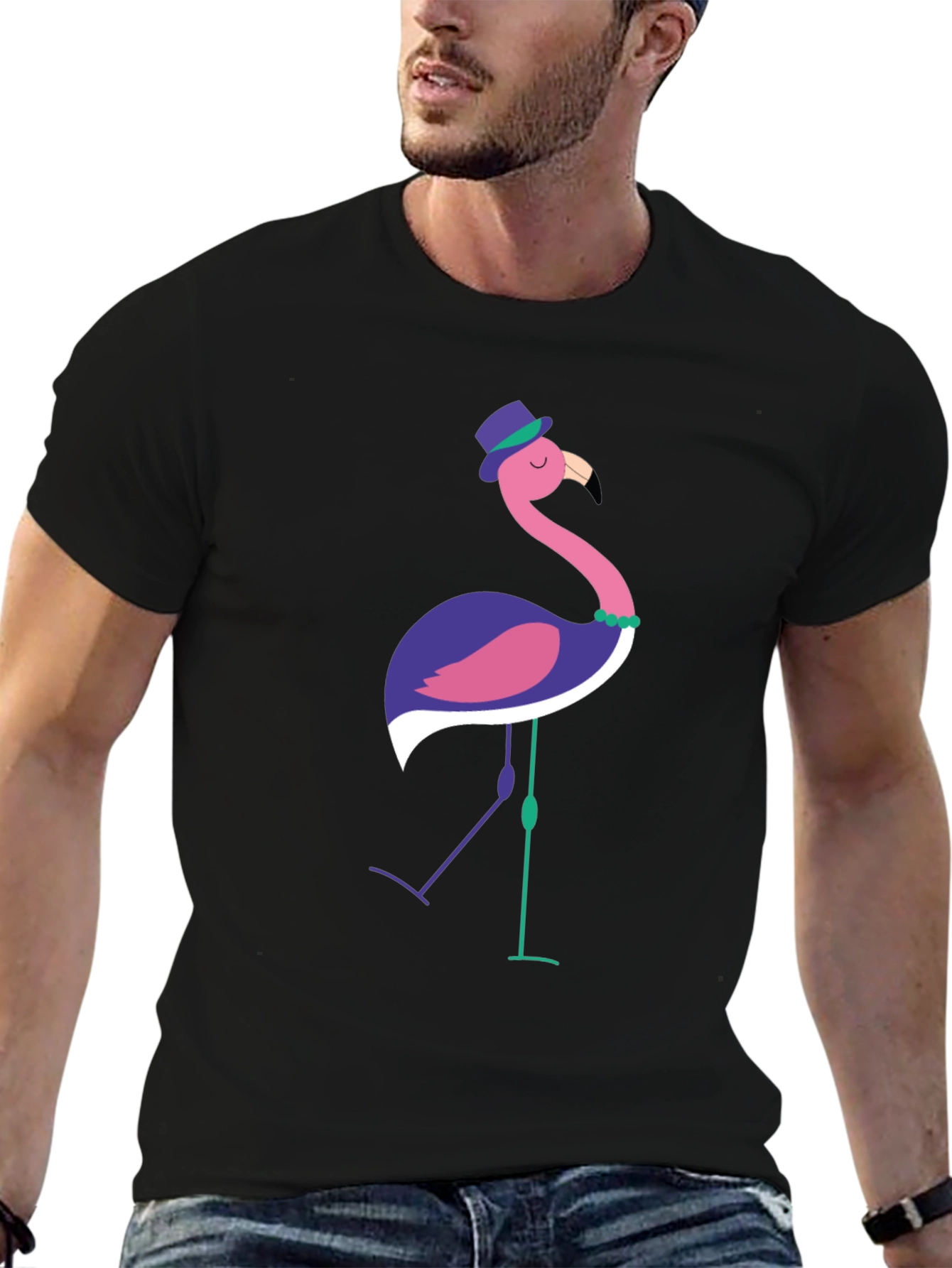 Funky Flamingo Graphic Tee