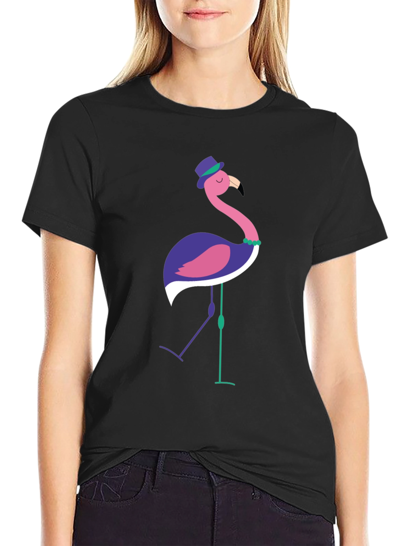 Funky Flamingo Graphic Tee
