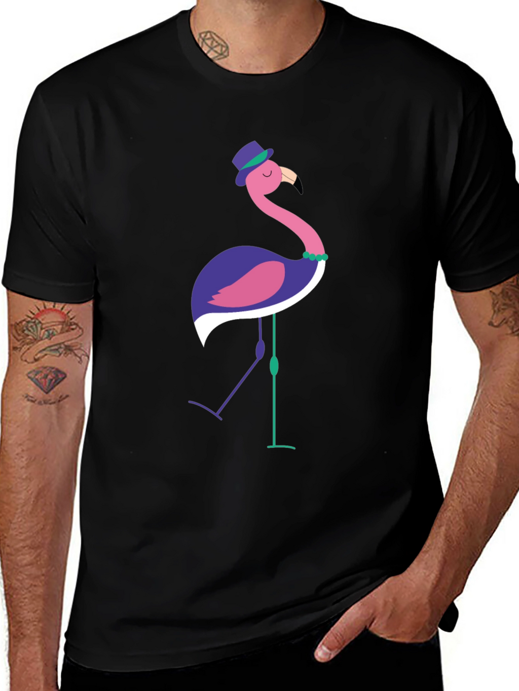 Funky Flamingo Graphic Tee