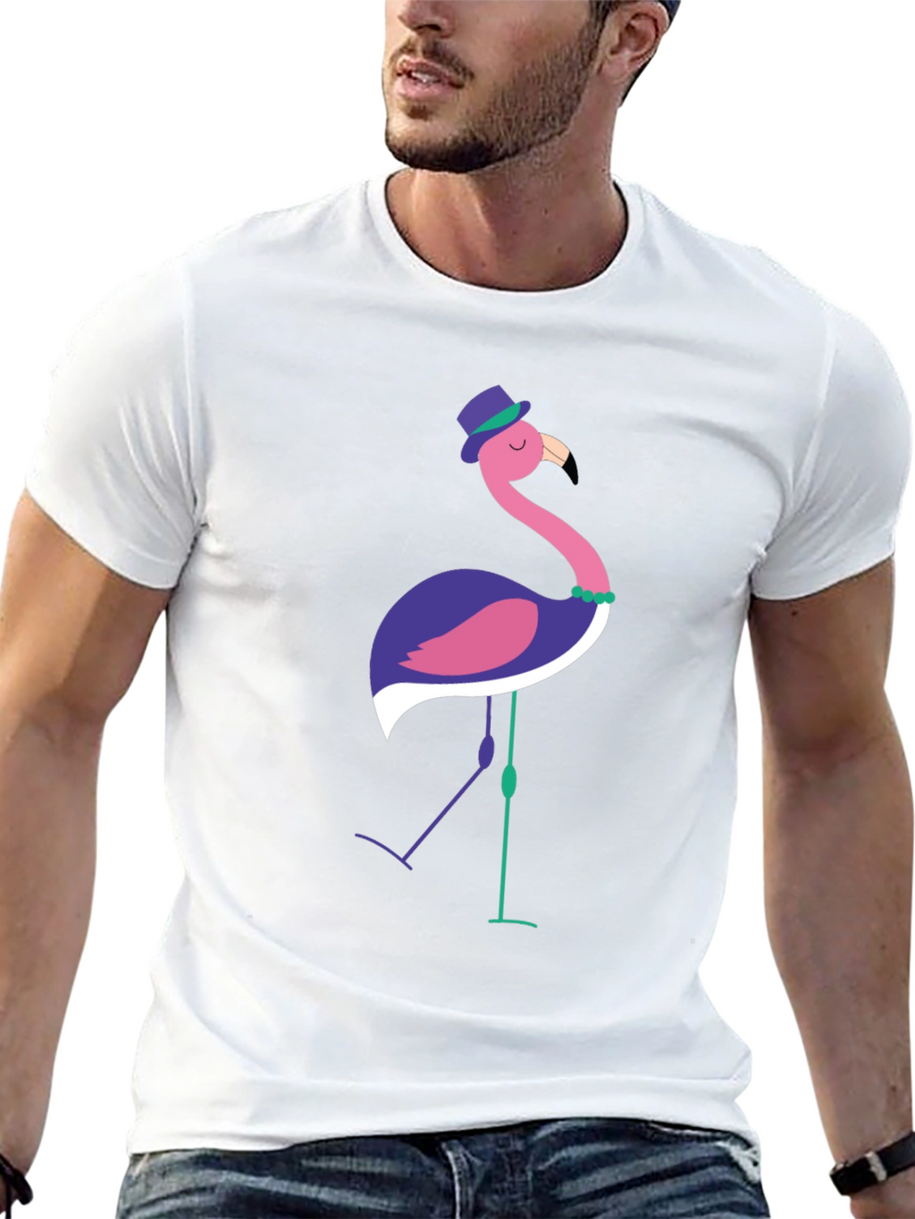 Funky Flamingo Graphic Tee