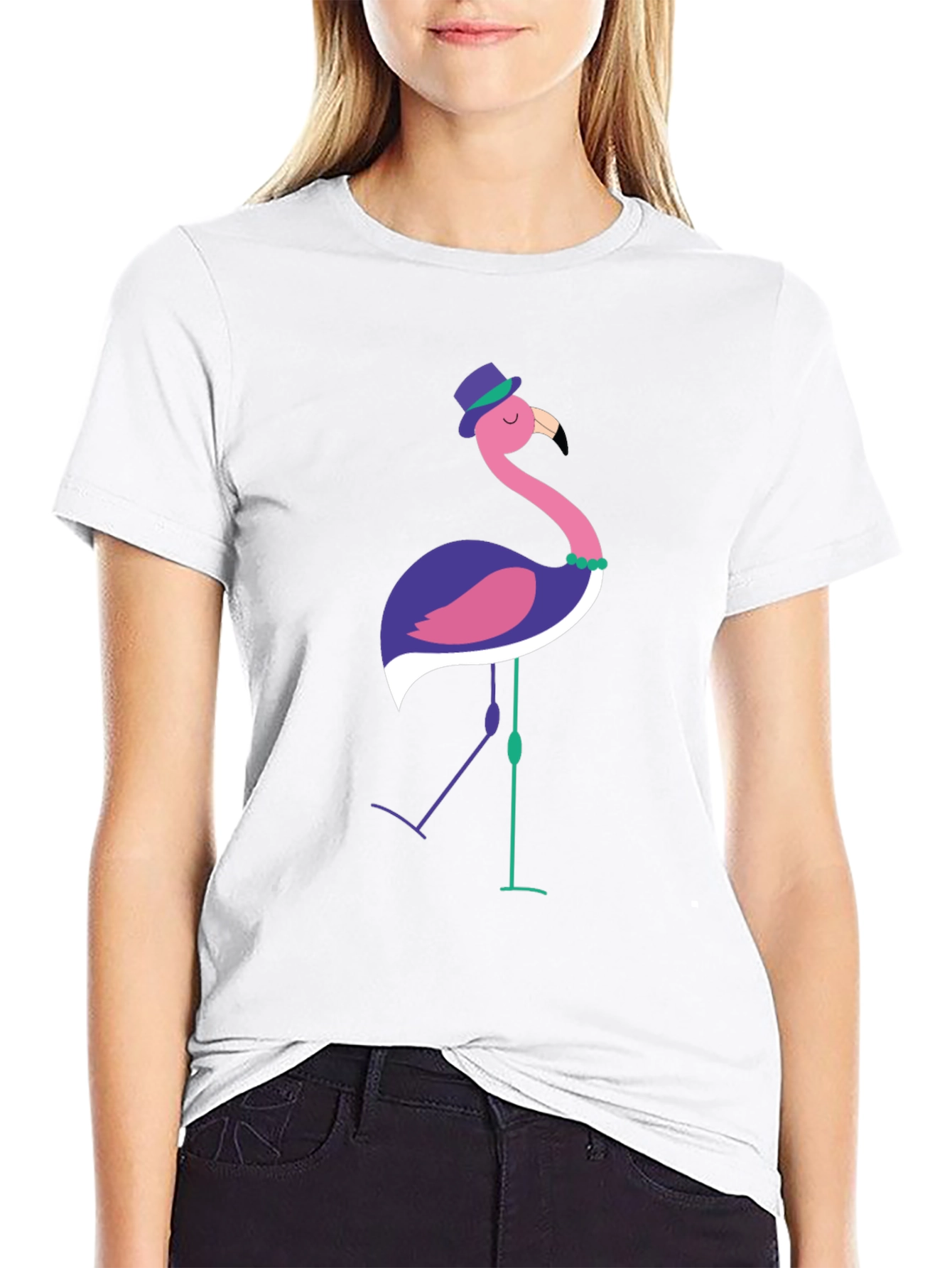 Funky Flamingo Graphic Tee
