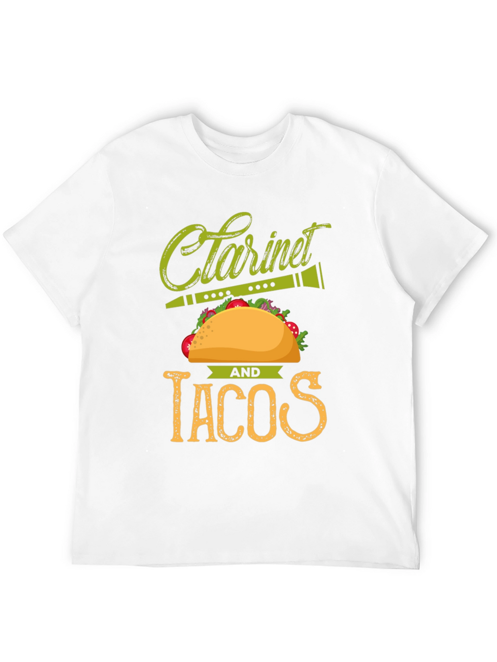 Clarinet and Tacos Graphic T-Shirt