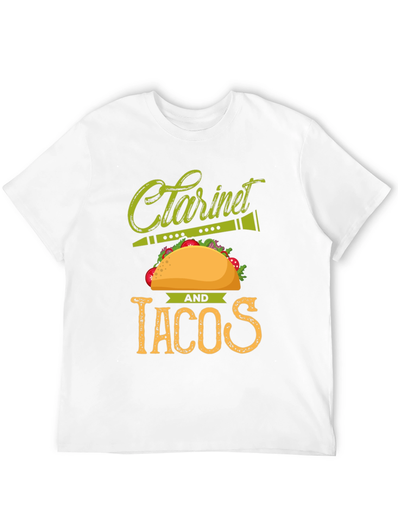 Clarinet and Tacos Graphic T-Shirt