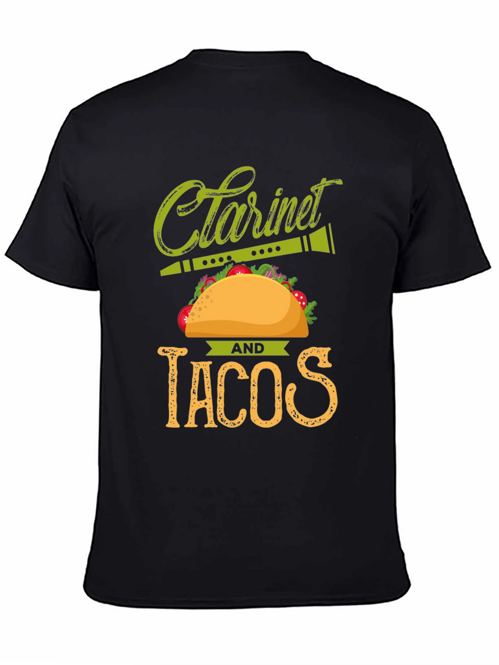 Clarinet and Tacos Graphic T-Shirt