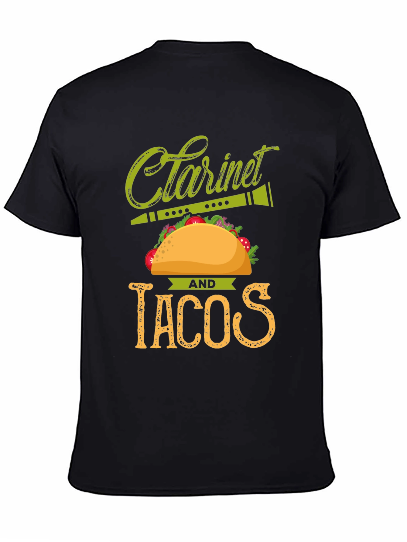 Clarinet and Tacos Graphic T-Shirt