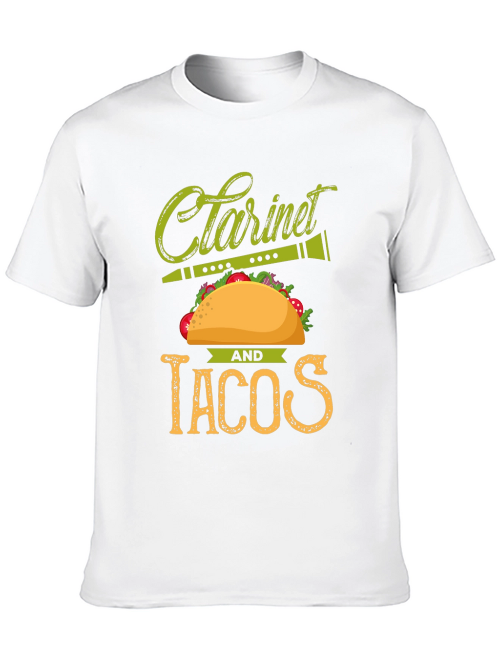 Clarinet and Tacos Graphic T-Shirt