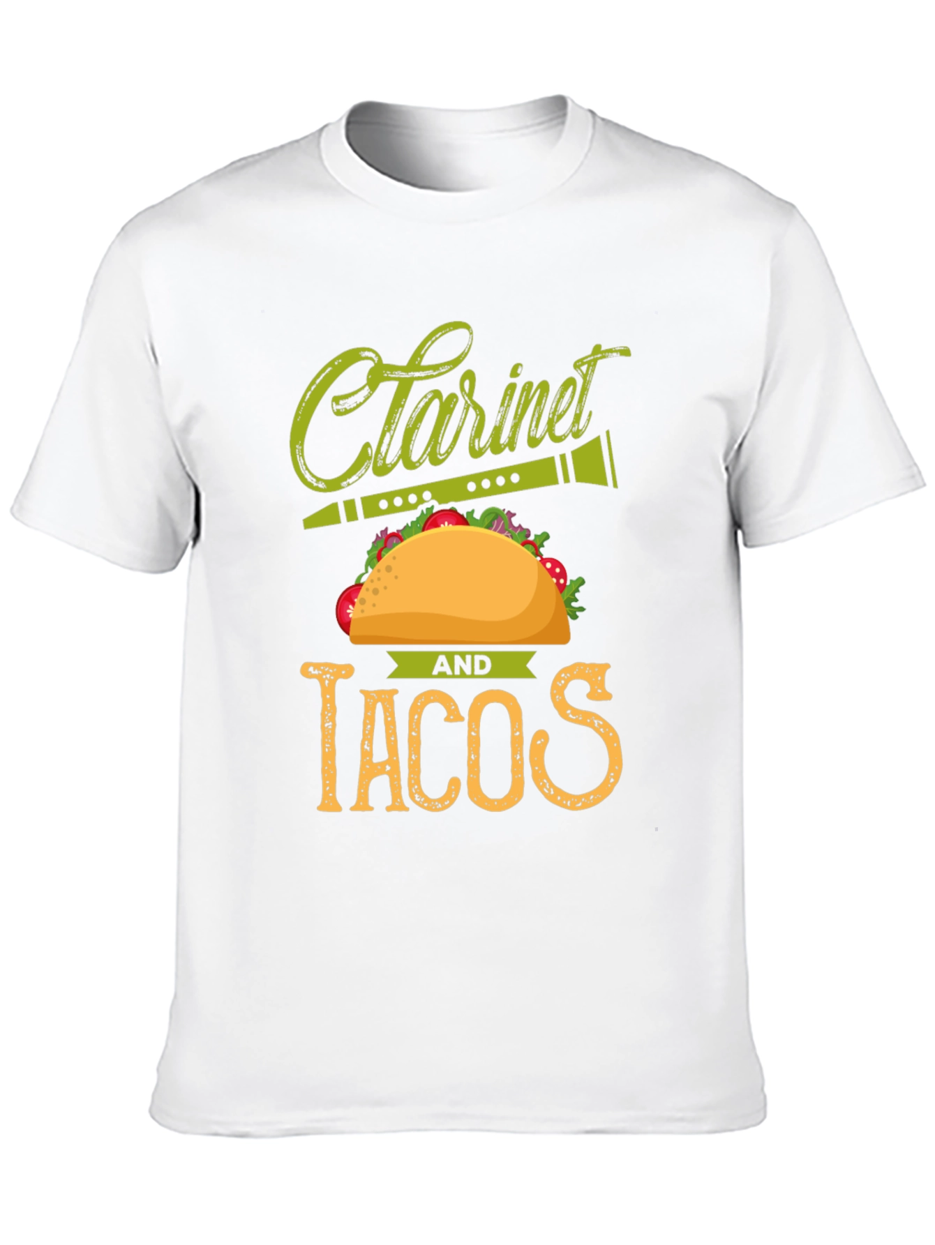 Clarinet and Tacos Graphic T-Shirt