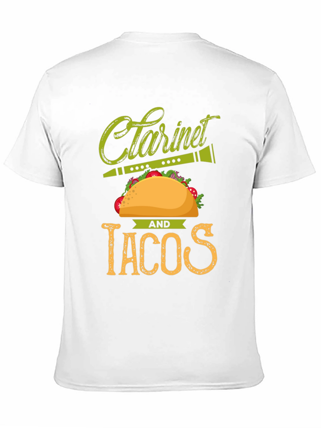 Clarinet and Tacos Graphic T-Shirt