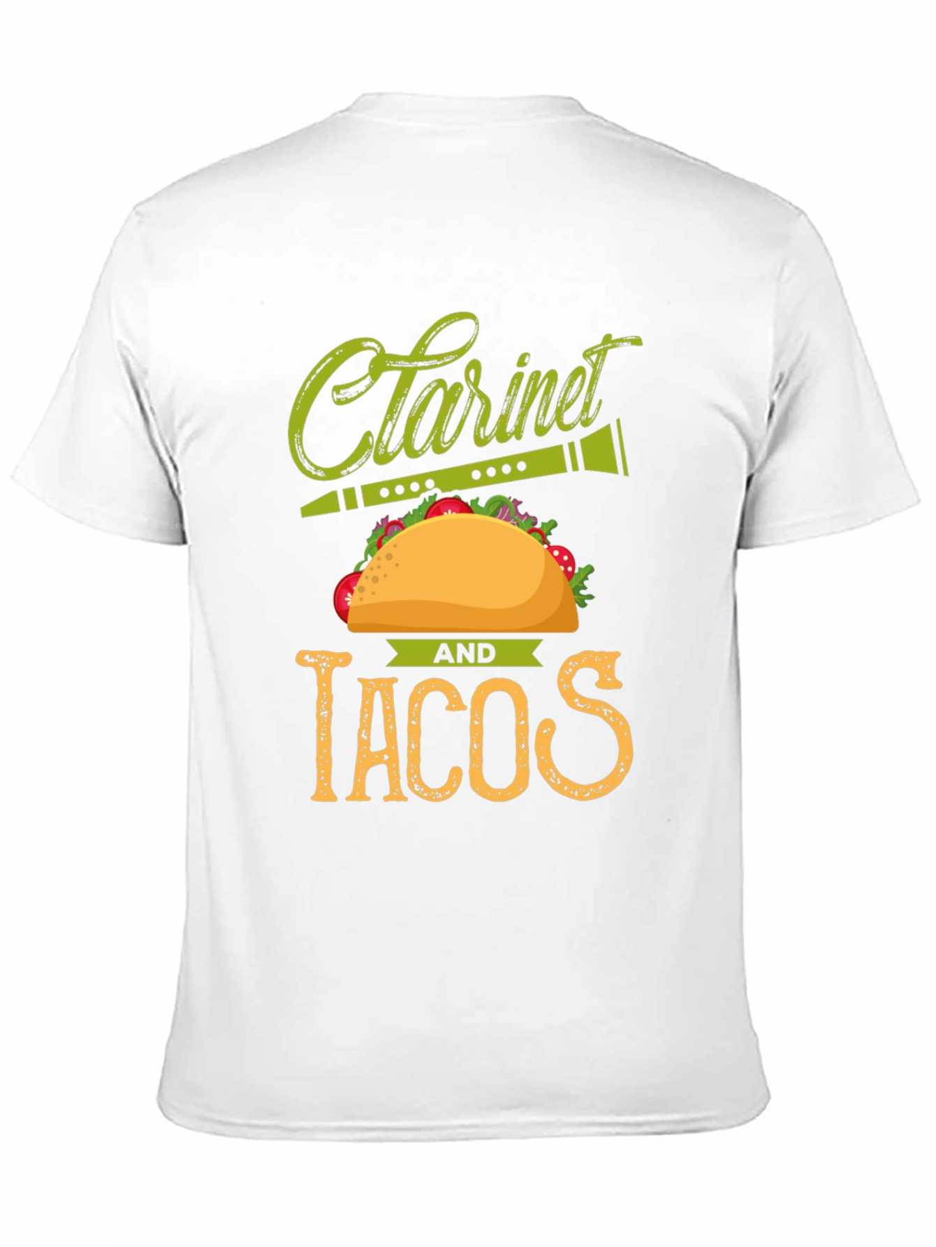 Clarinet and Tacos Graphic T-Shirt