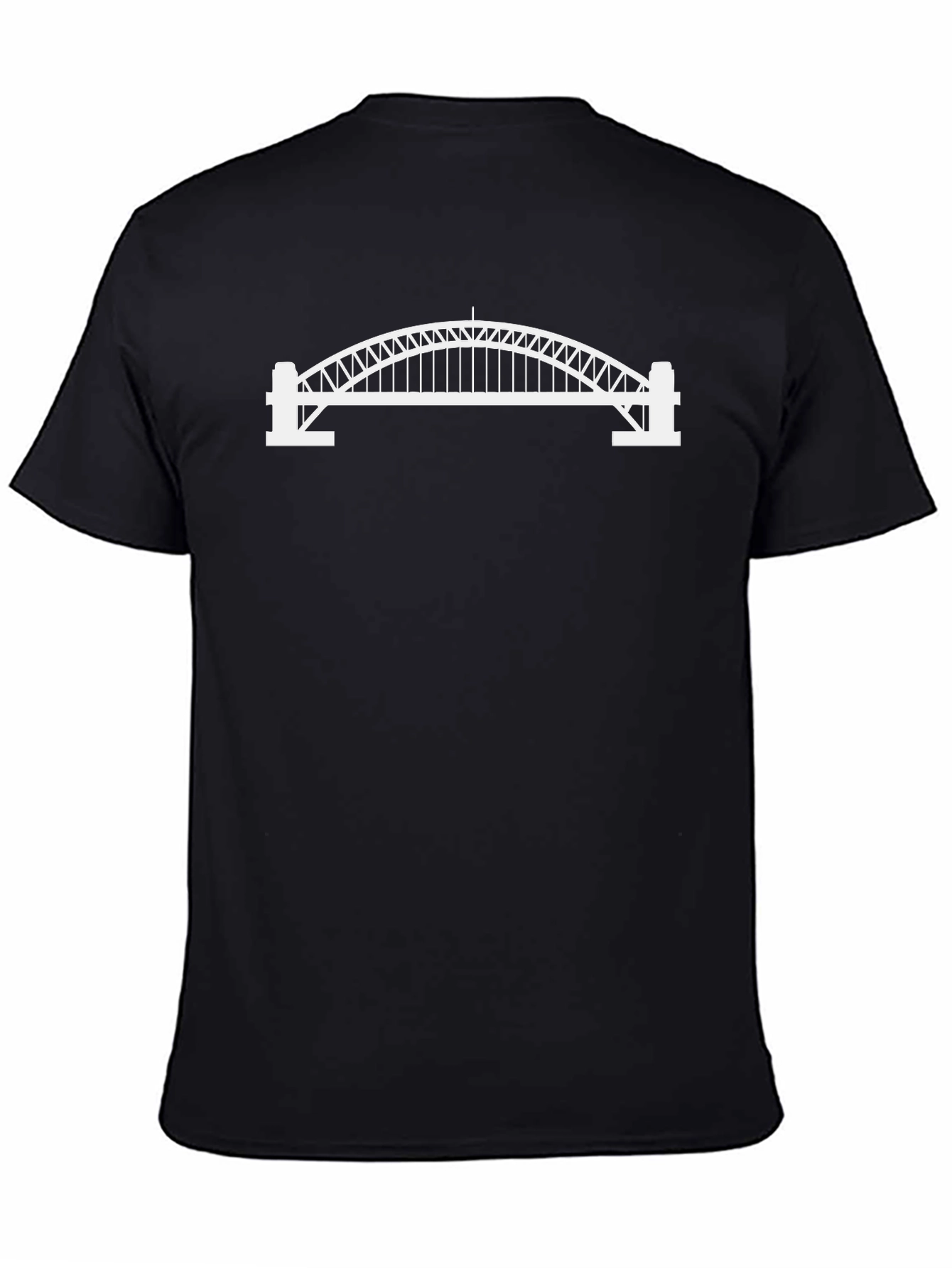 Bridge Silhouette Graphic Tee - Classic Crew Neck