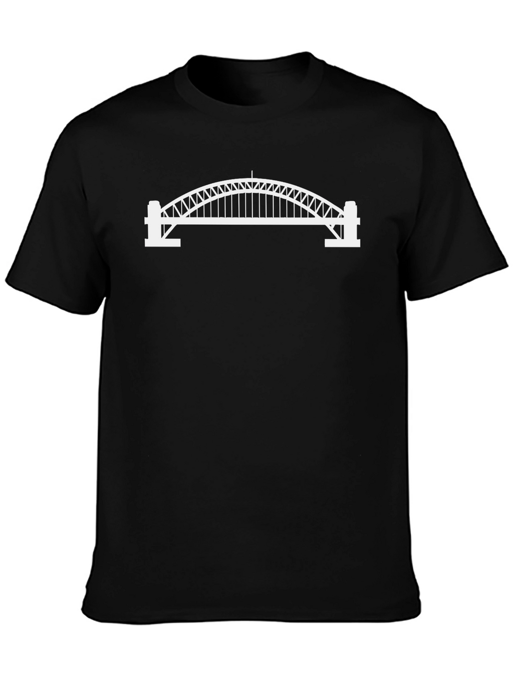 Bridge Silhouette Graphic Tee - Classic Crew Neck