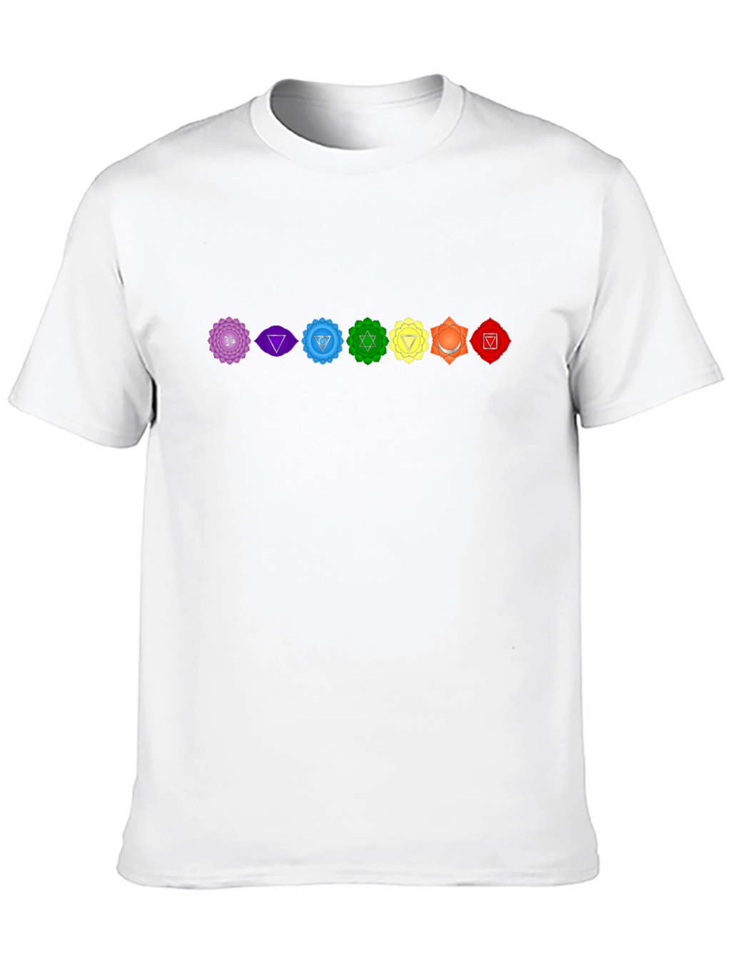 Chakra Symbol Graphic Black T-Shirt