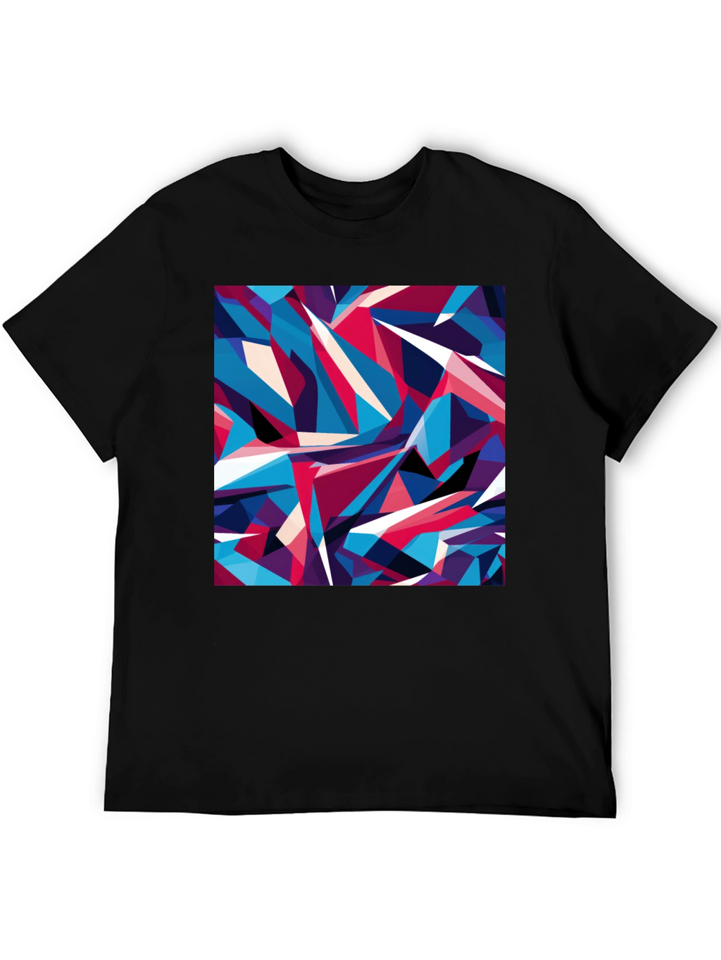 Geometric Abstract T-Shirt - Modern Art Tee