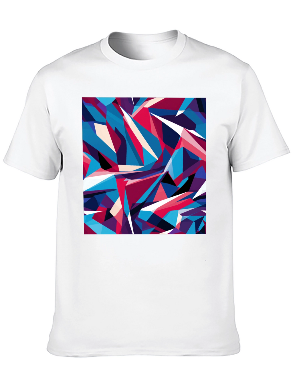 Geometric Abstract T-Shirt - Modern Art Tee