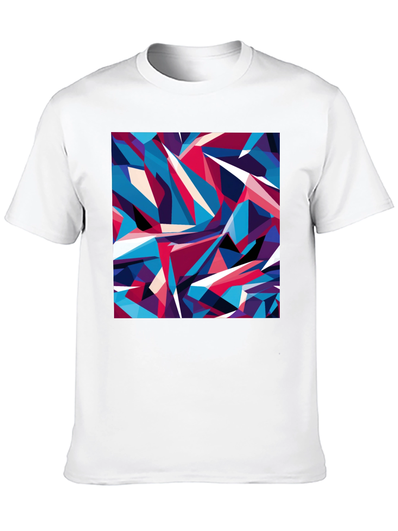 Geometric Abstract T-Shirt - Modern Art Tee