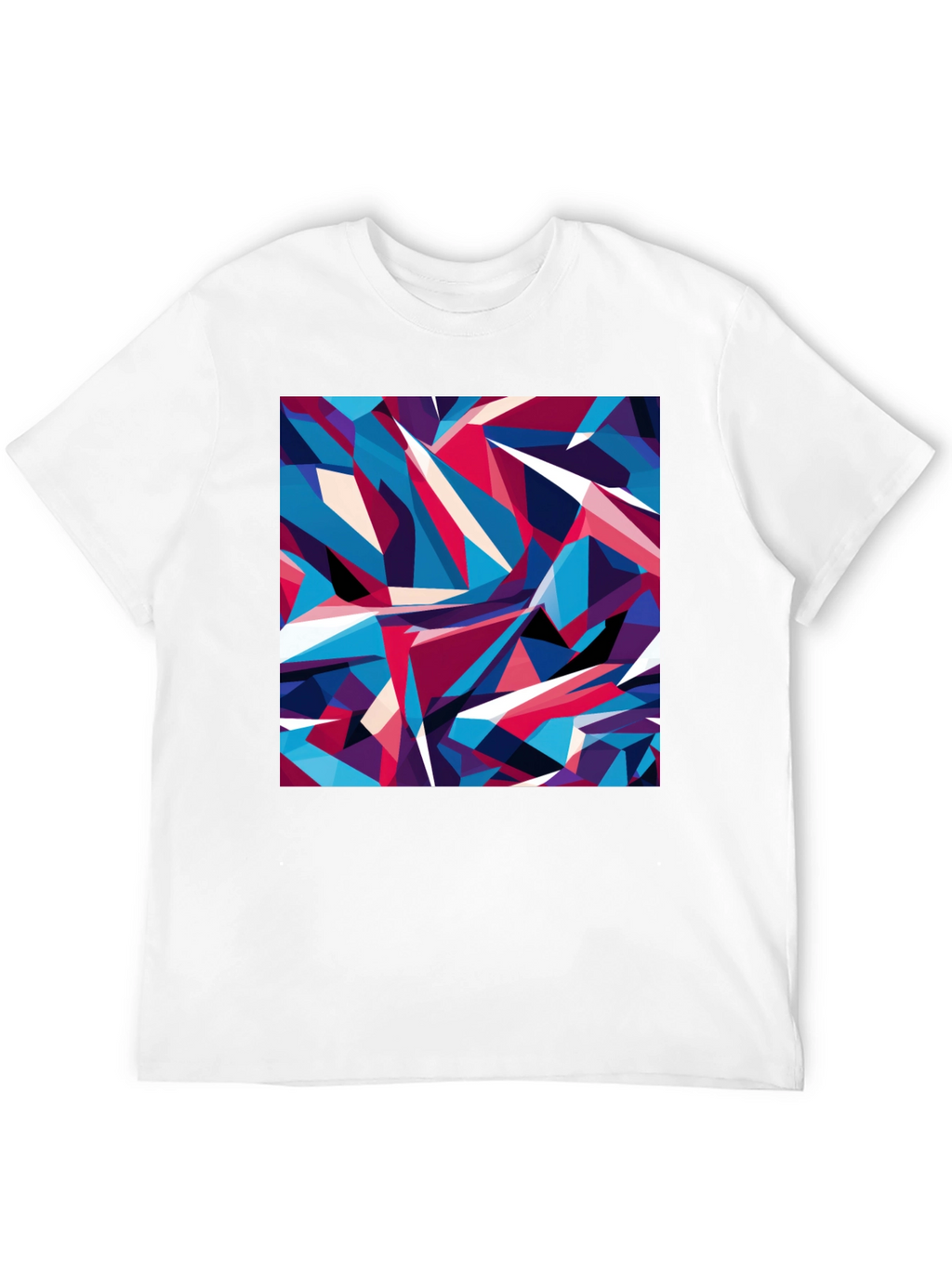 Geometric Abstract T-Shirt - Modern Art Tee