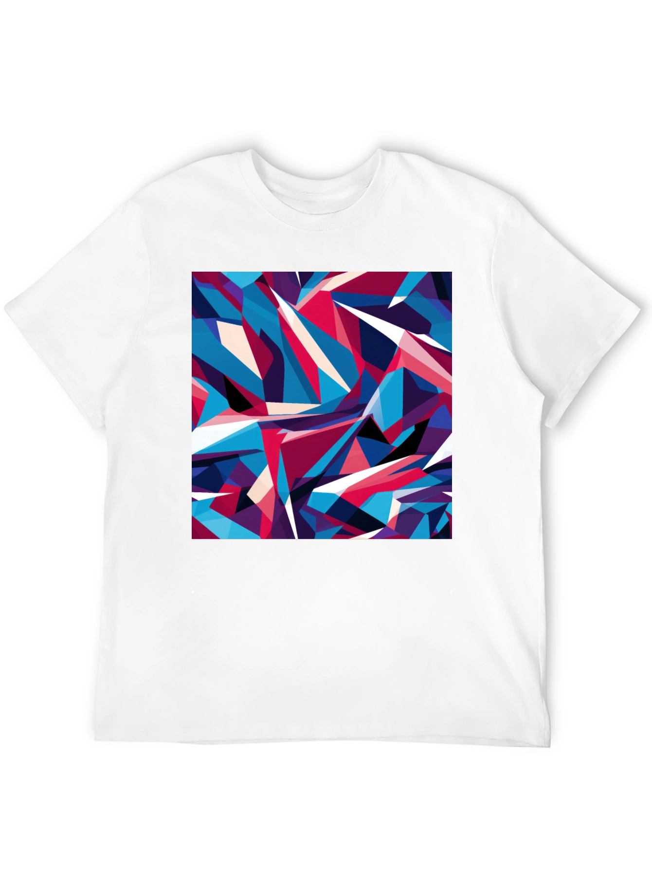 Geometric Abstract T-Shirt - Modern Art Tee