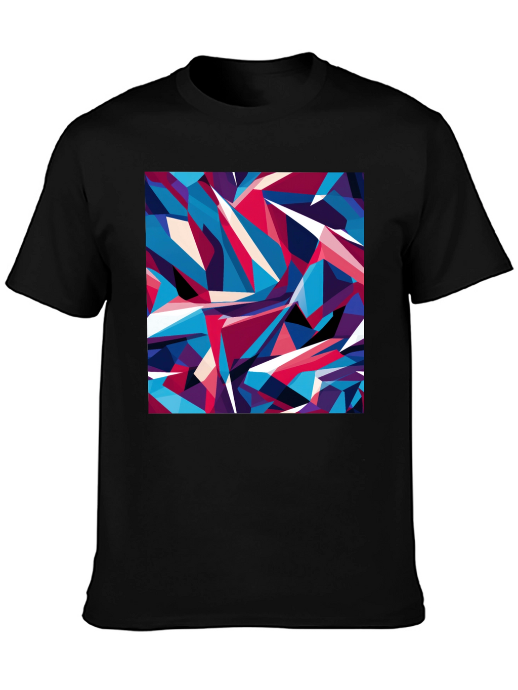 Geometric Abstract T-Shirt - Modern Art Tee