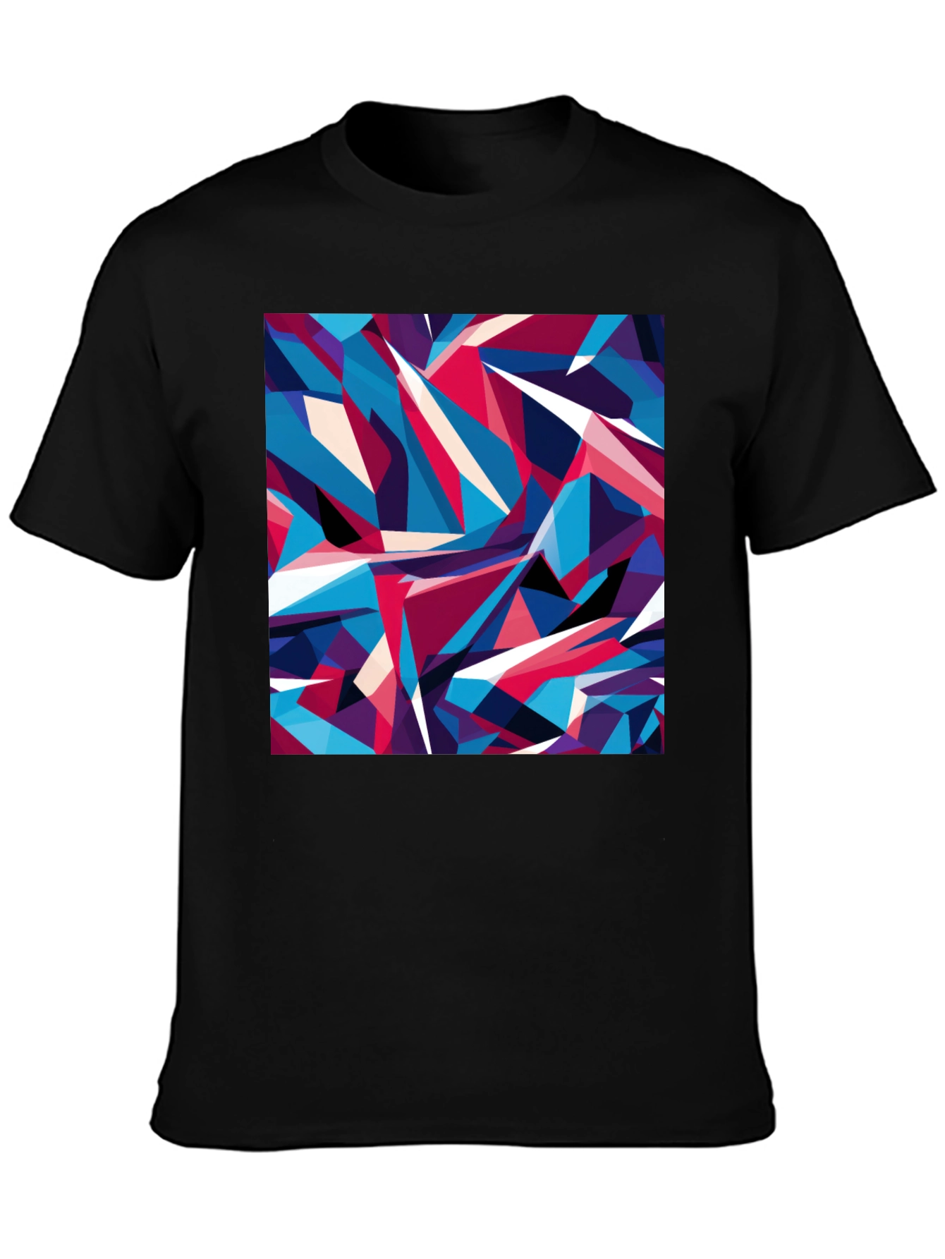 Geometric Abstract T-Shirt - Modern Art Tee