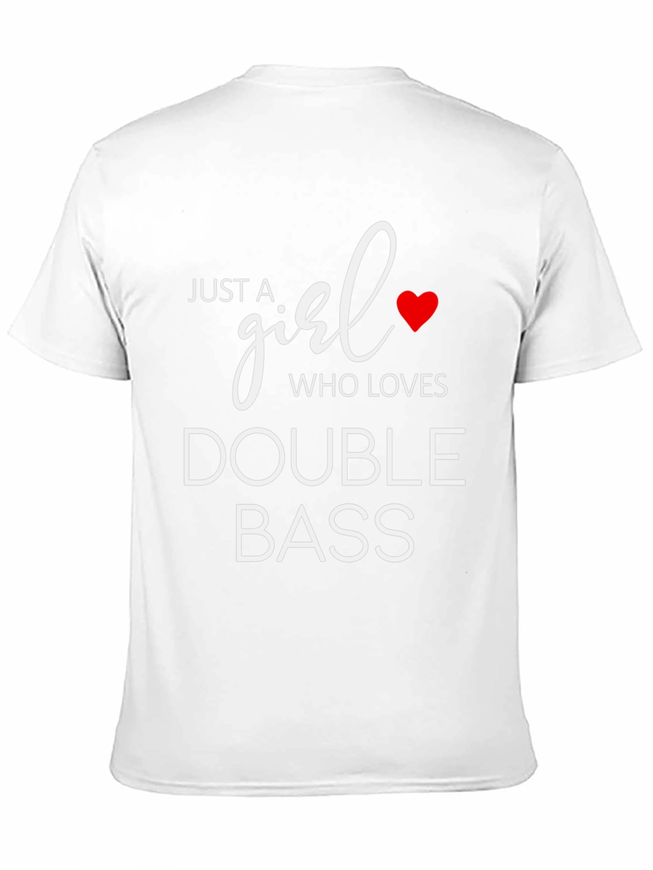 Girl Who Loves Double Bass T-Shirt