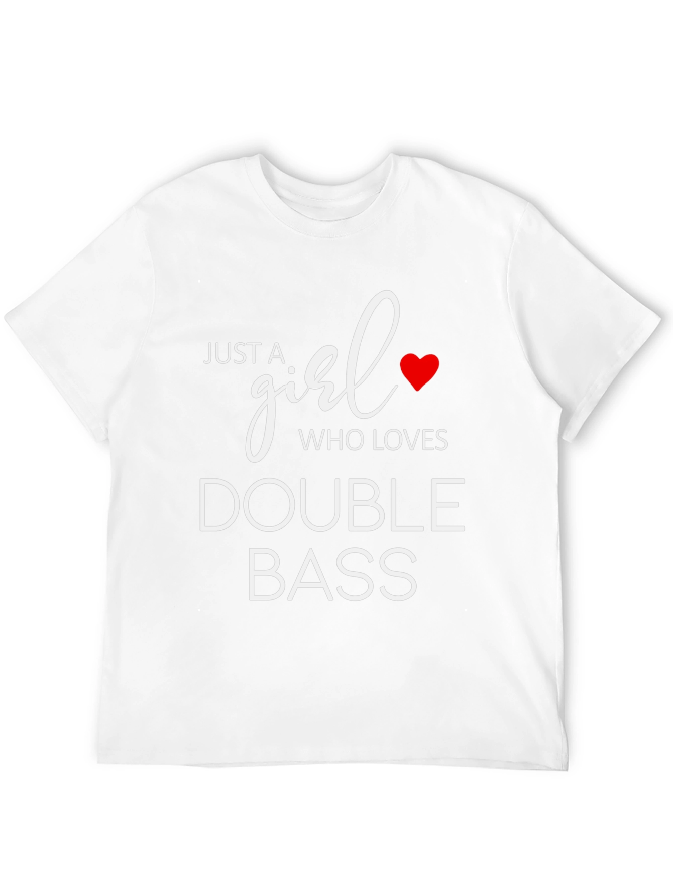 Girl Who Loves Double Bass T-Shirt