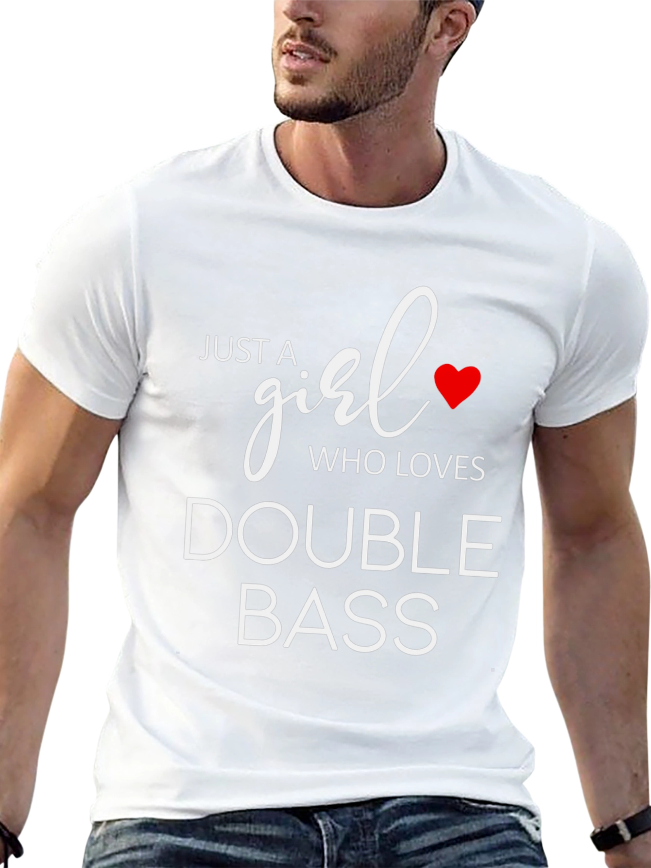 Girl Who Loves Double Bass T-Shirt