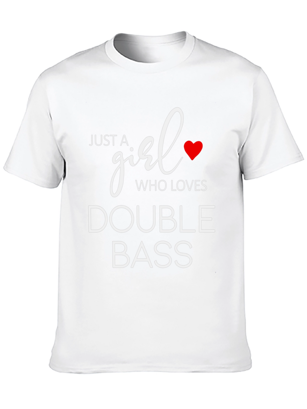Girl Who Loves Double Bass T-Shirt