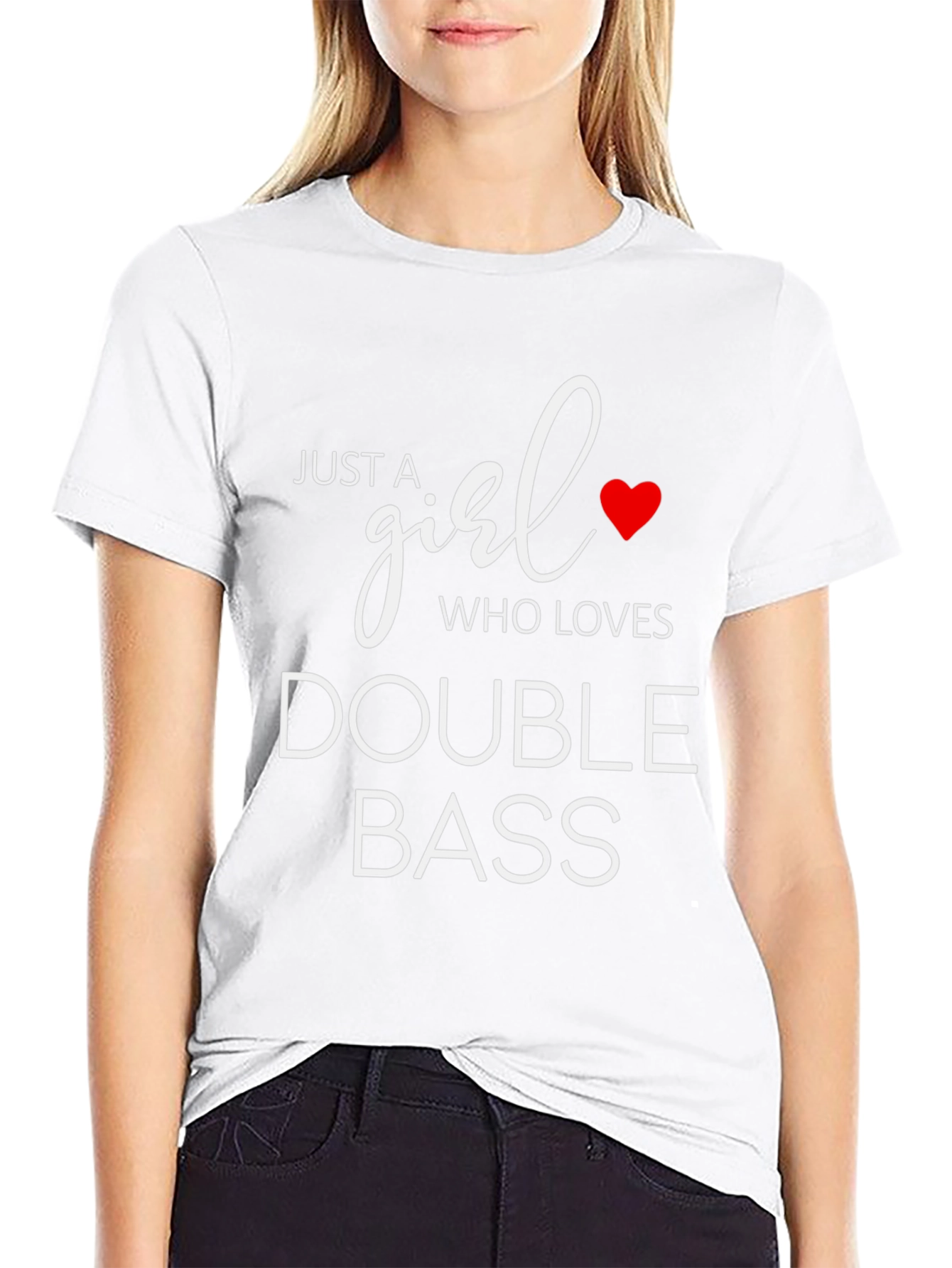 Girl Who Loves Double Bass T-Shirt