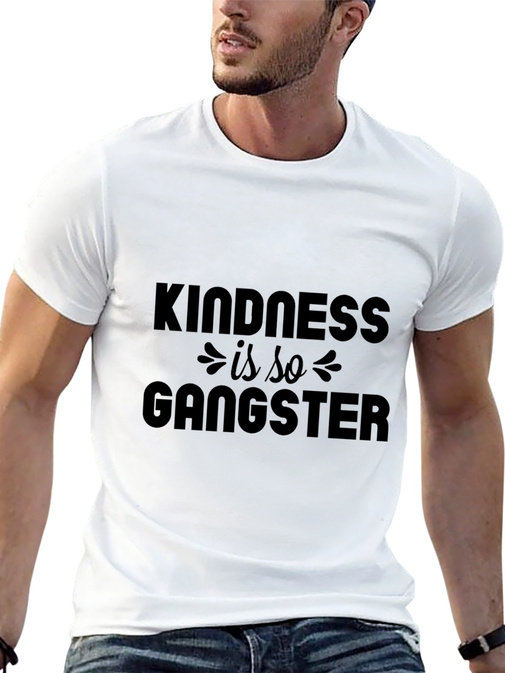 Kindness Is So Gangster - Graphic T-Shirt