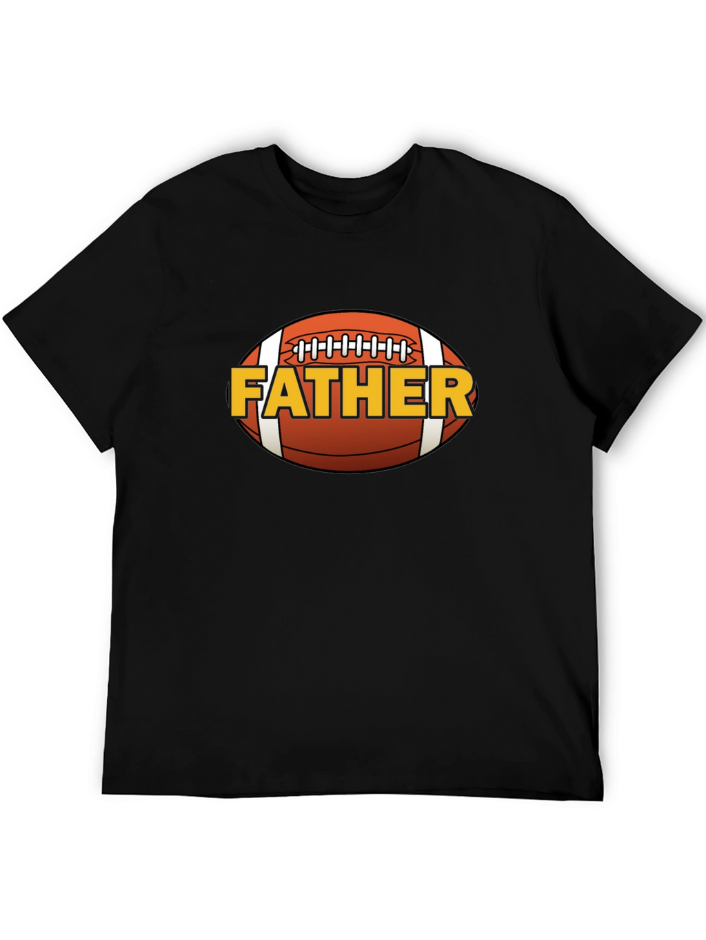 Father Football T-Shirt - Dads Day Tee