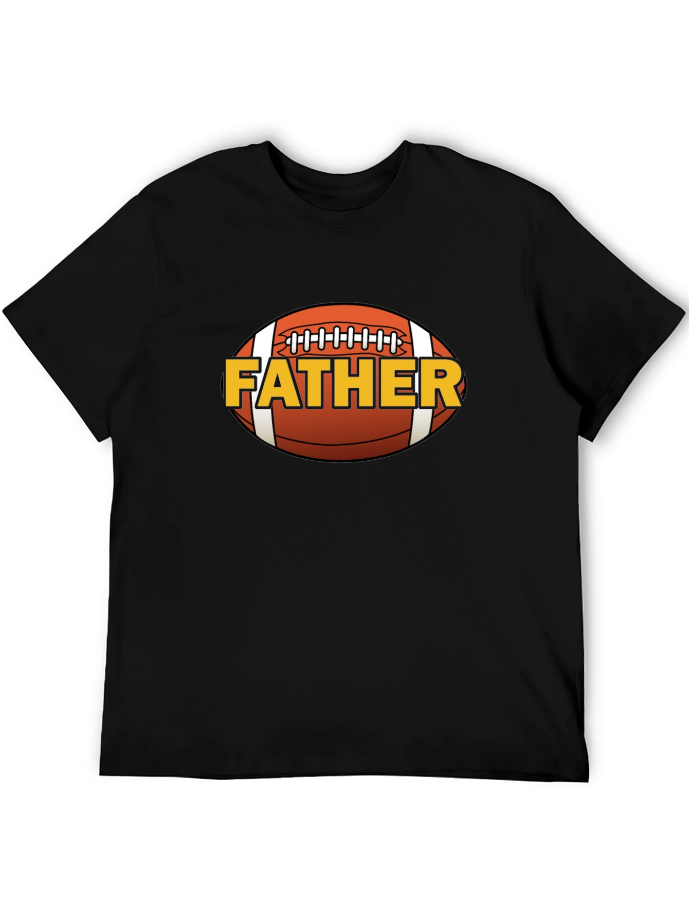 Father Football T-Shirt - Dads Day Tee