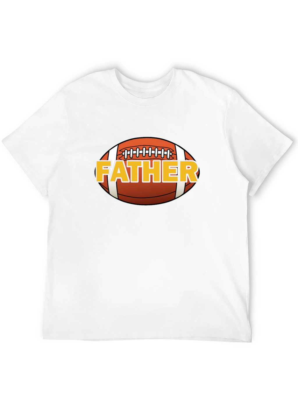 Father Football T-Shirt - Dads Day Tee