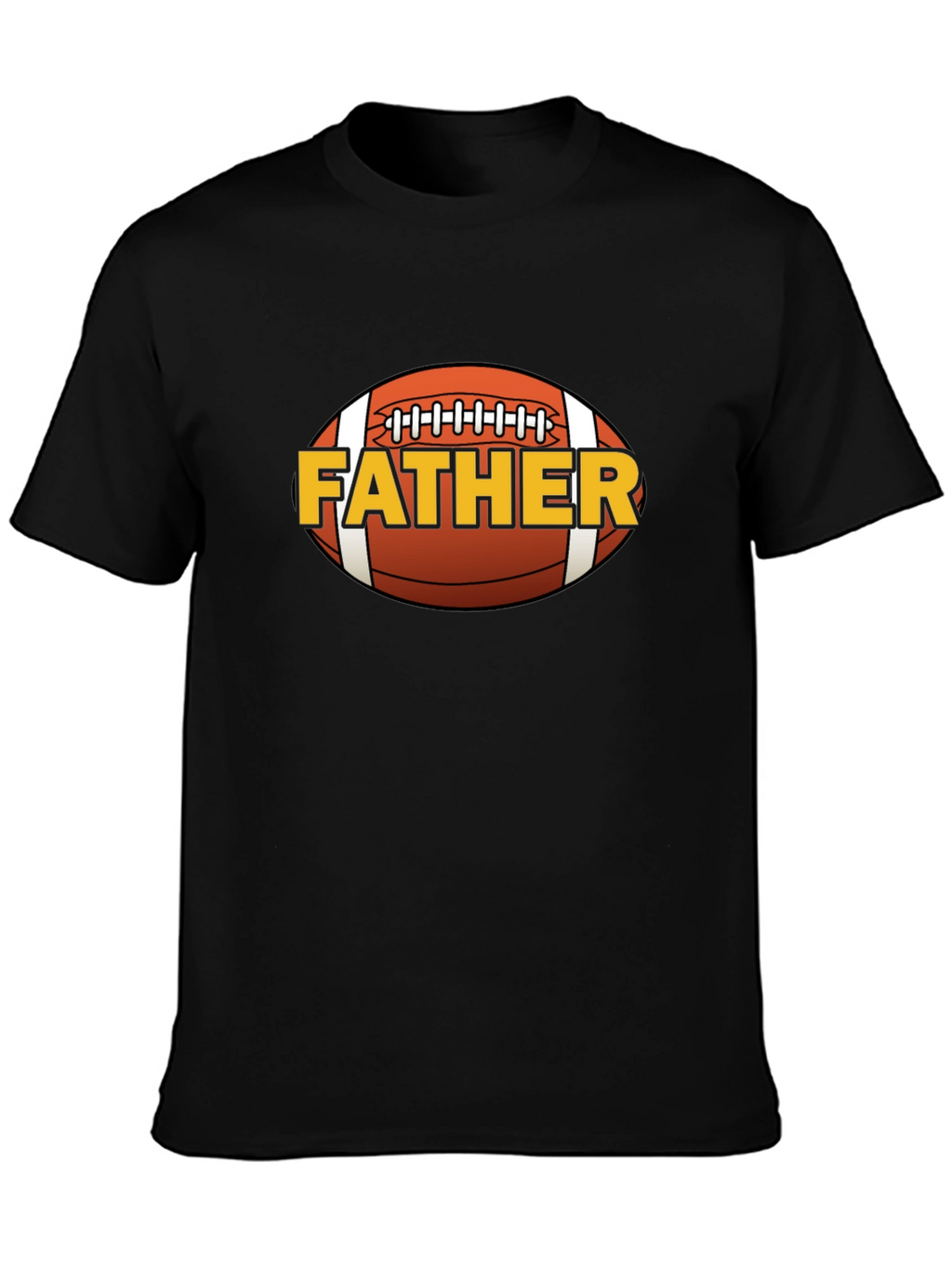 Father Football T-Shirt - Dads Day Tee