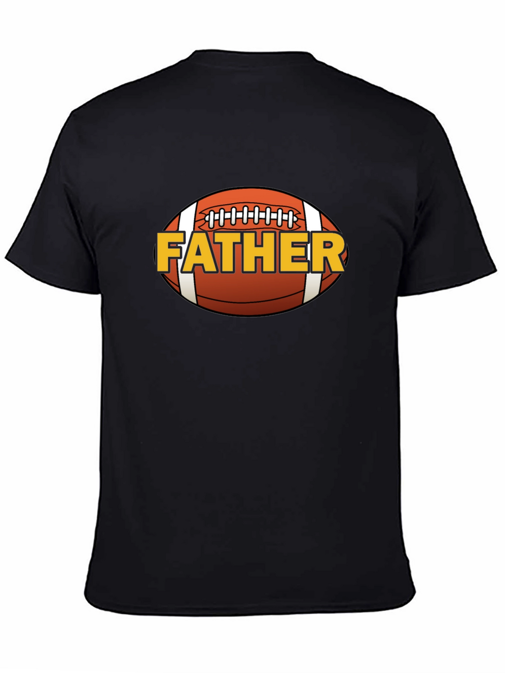 Father Football T-Shirt - Dads Day Tee