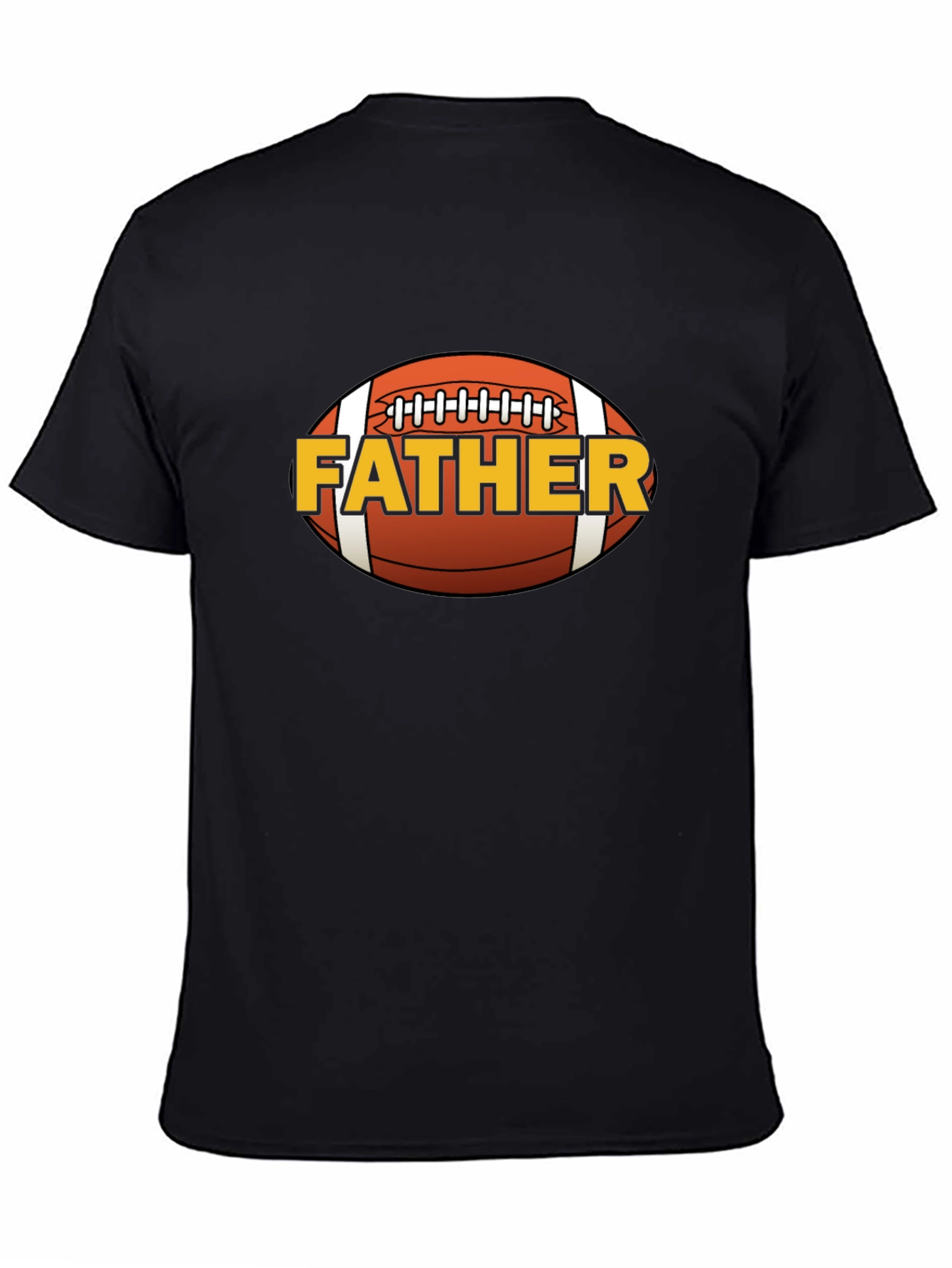 Father Football T-Shirt - Dads Day Tee