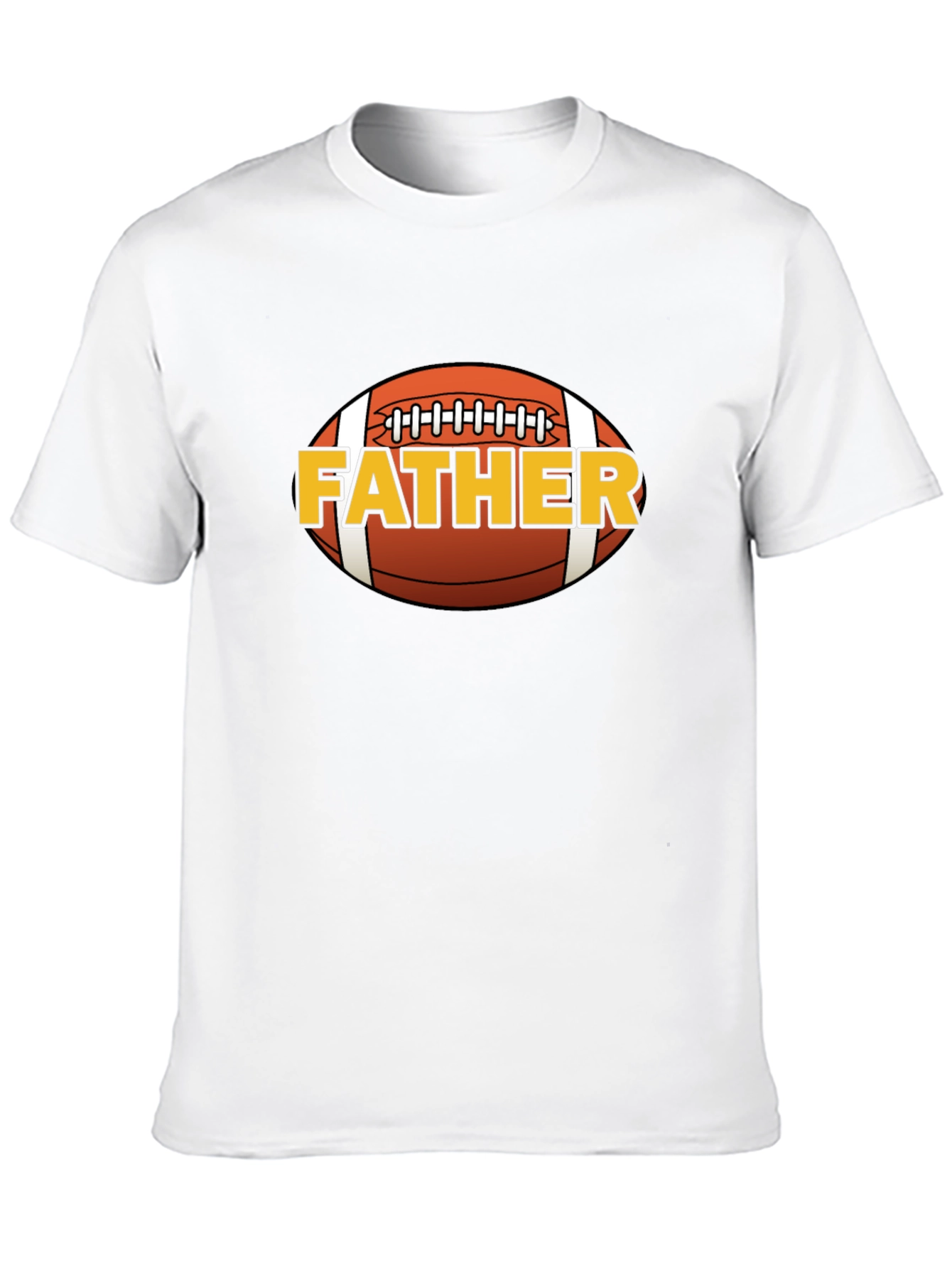 Father Football T-Shirt - Dads Day Tee