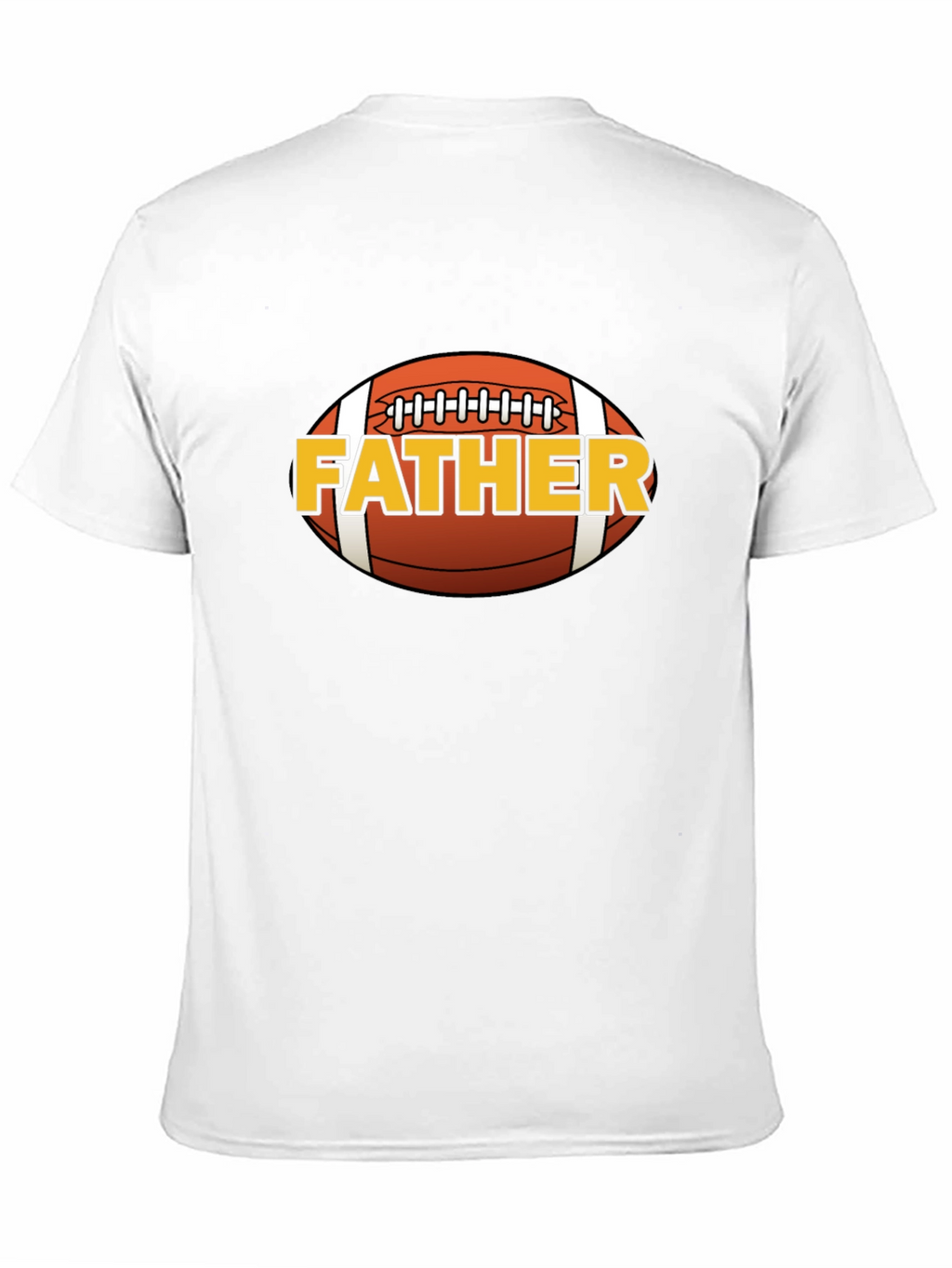 Father Football T-Shirt - Dads Day Tee