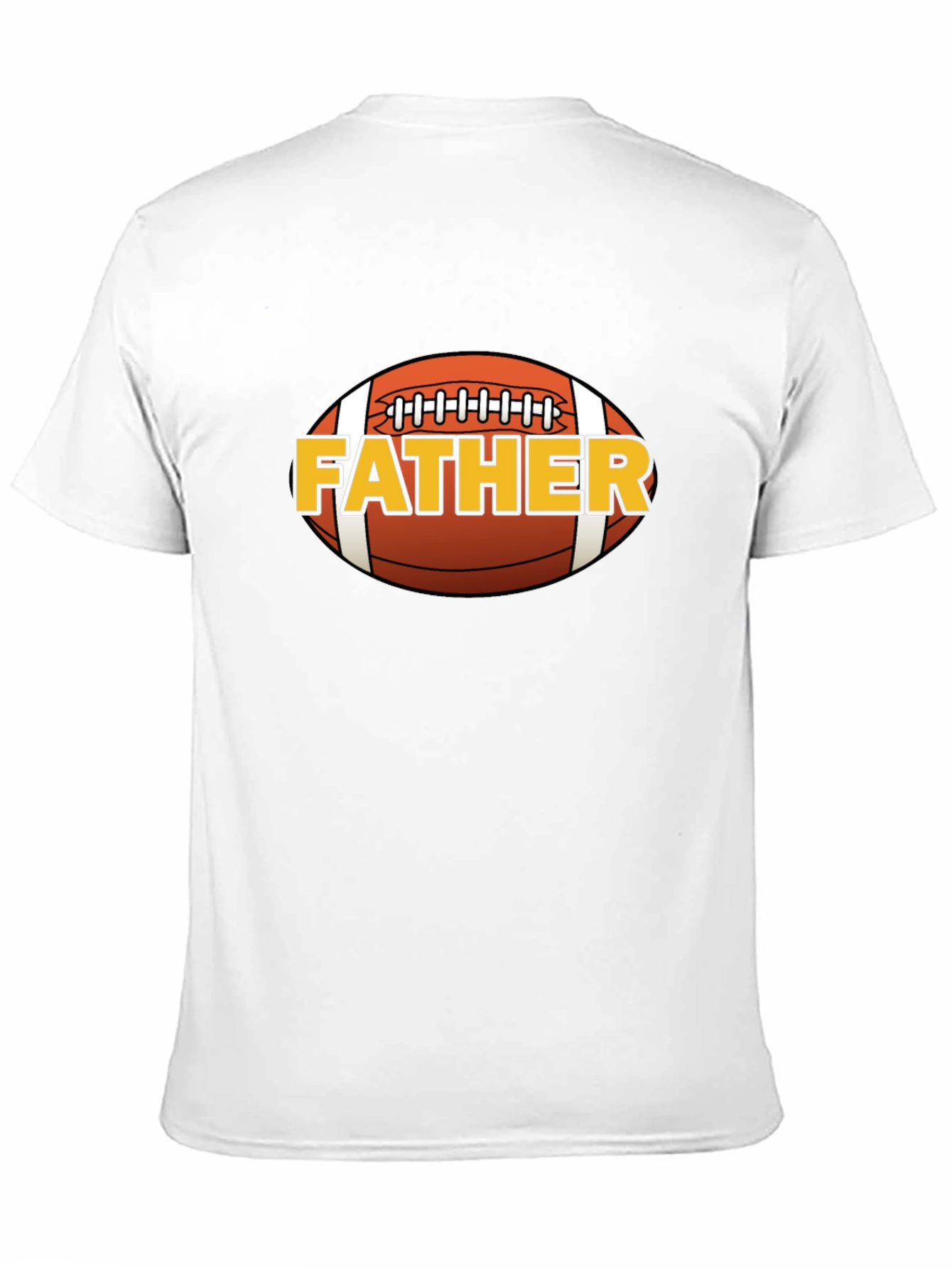 Father Football T-Shirt - Dads Day Tee