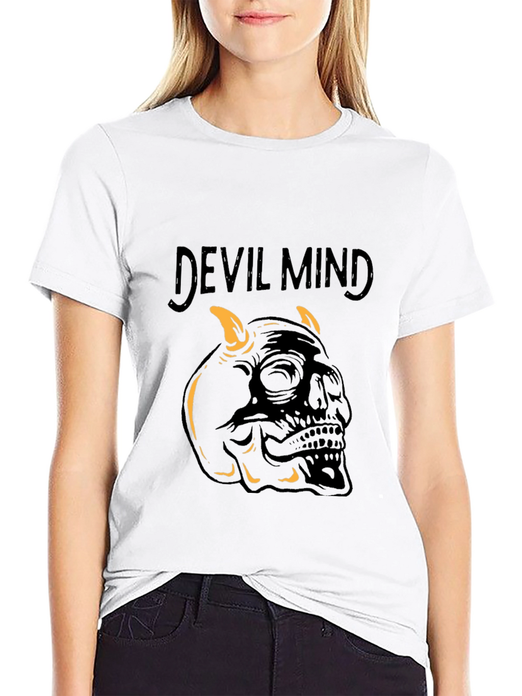 Devil Mind Graphic Tee - Dark Humor T-Shirt