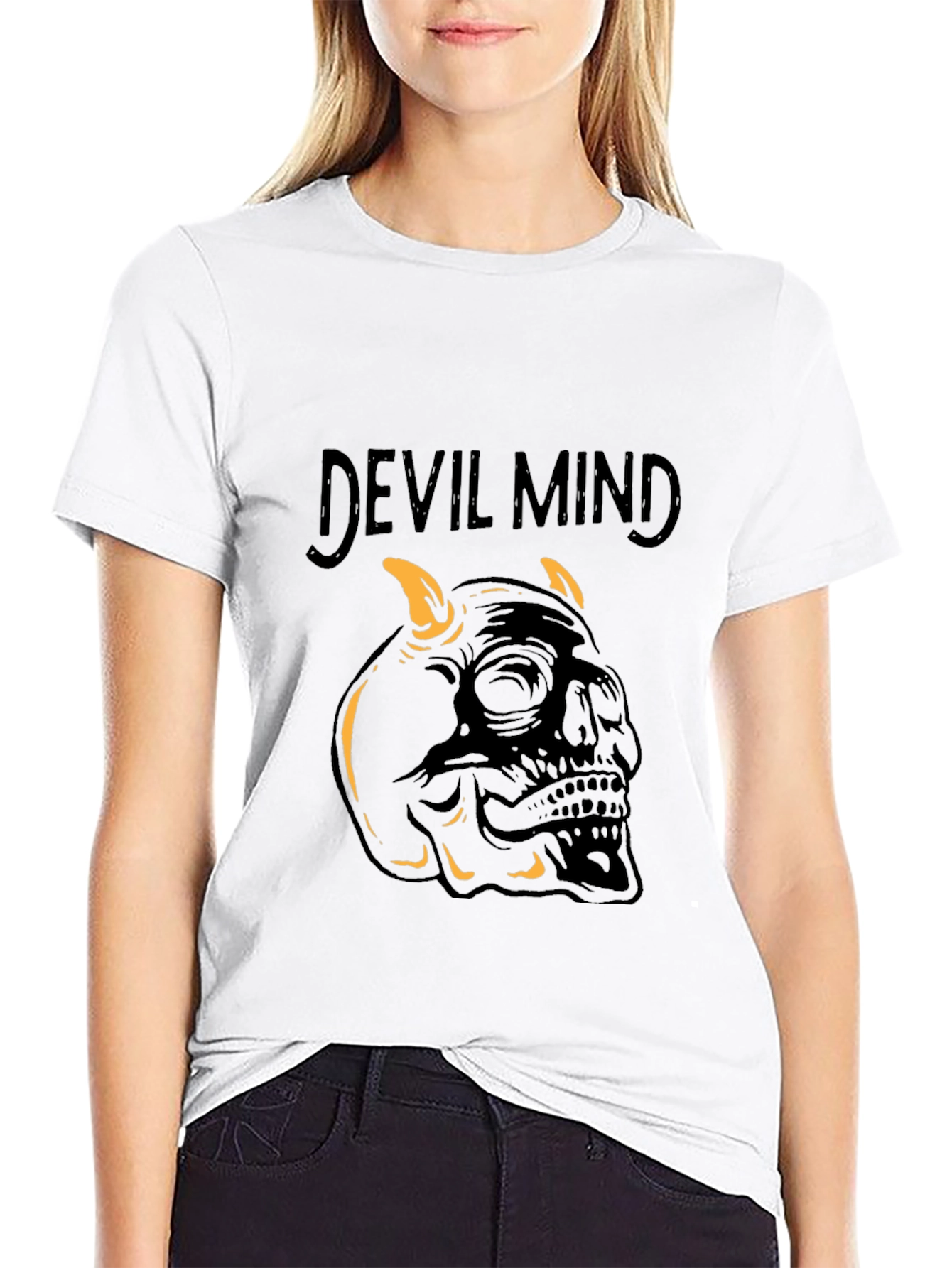 Devil Mind Graphic Tee - Dark Humor T-Shirt