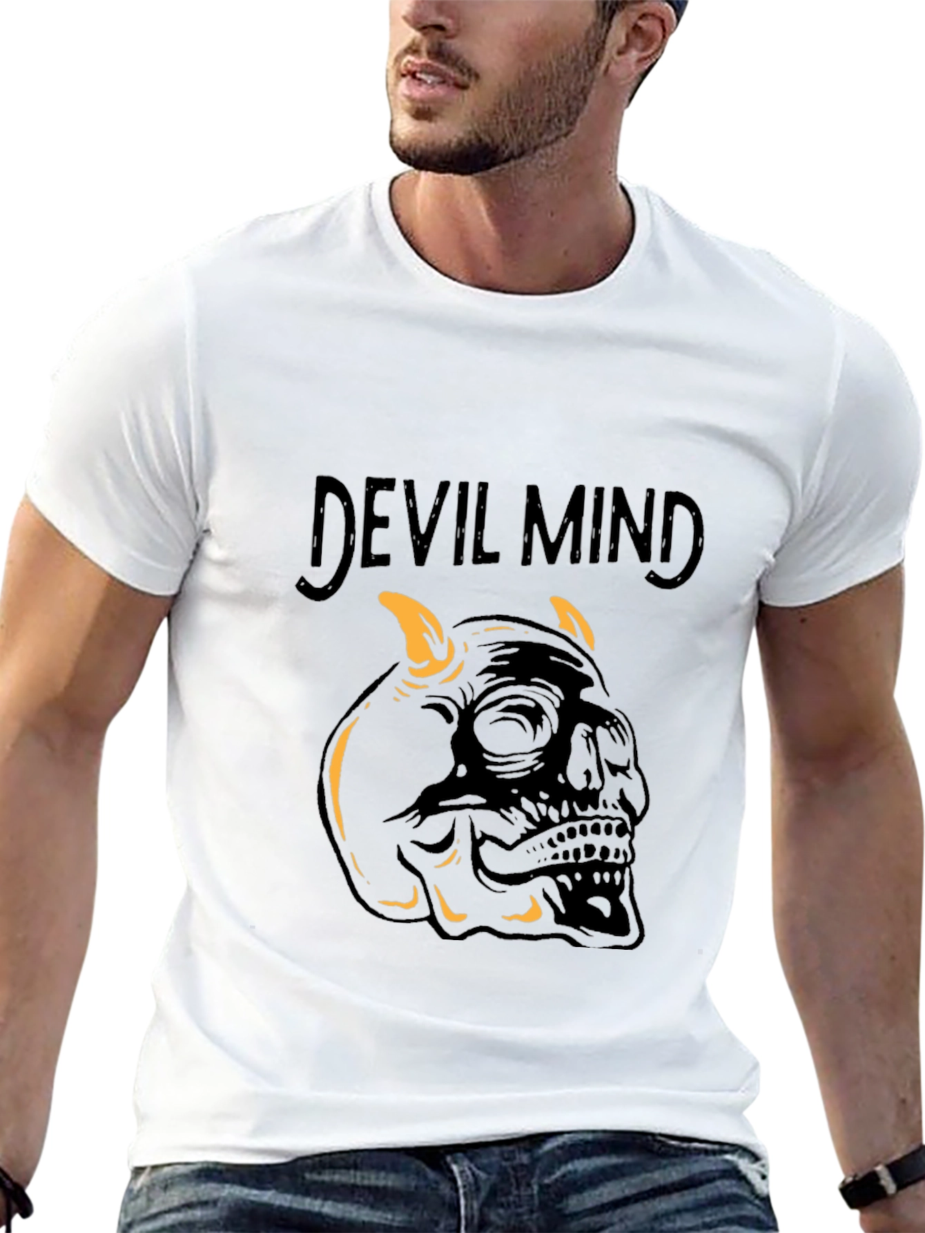 Devil Mind Graphic Tee - Dark Humor T-Shirt