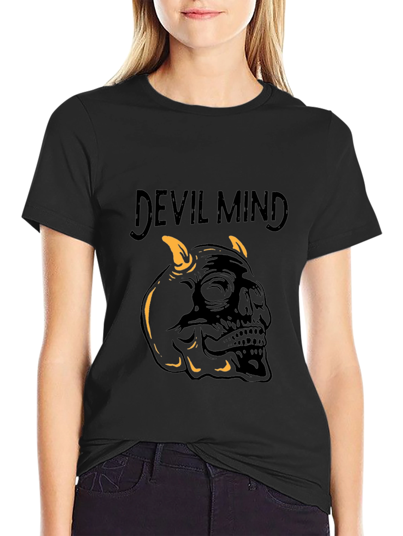 Devil Mind Graphic Tee - Dark Humor T-Shirt
