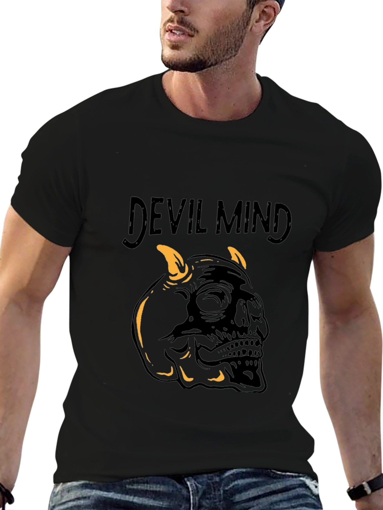 Devil Mind Graphic Tee - Dark Humor T-Shirt