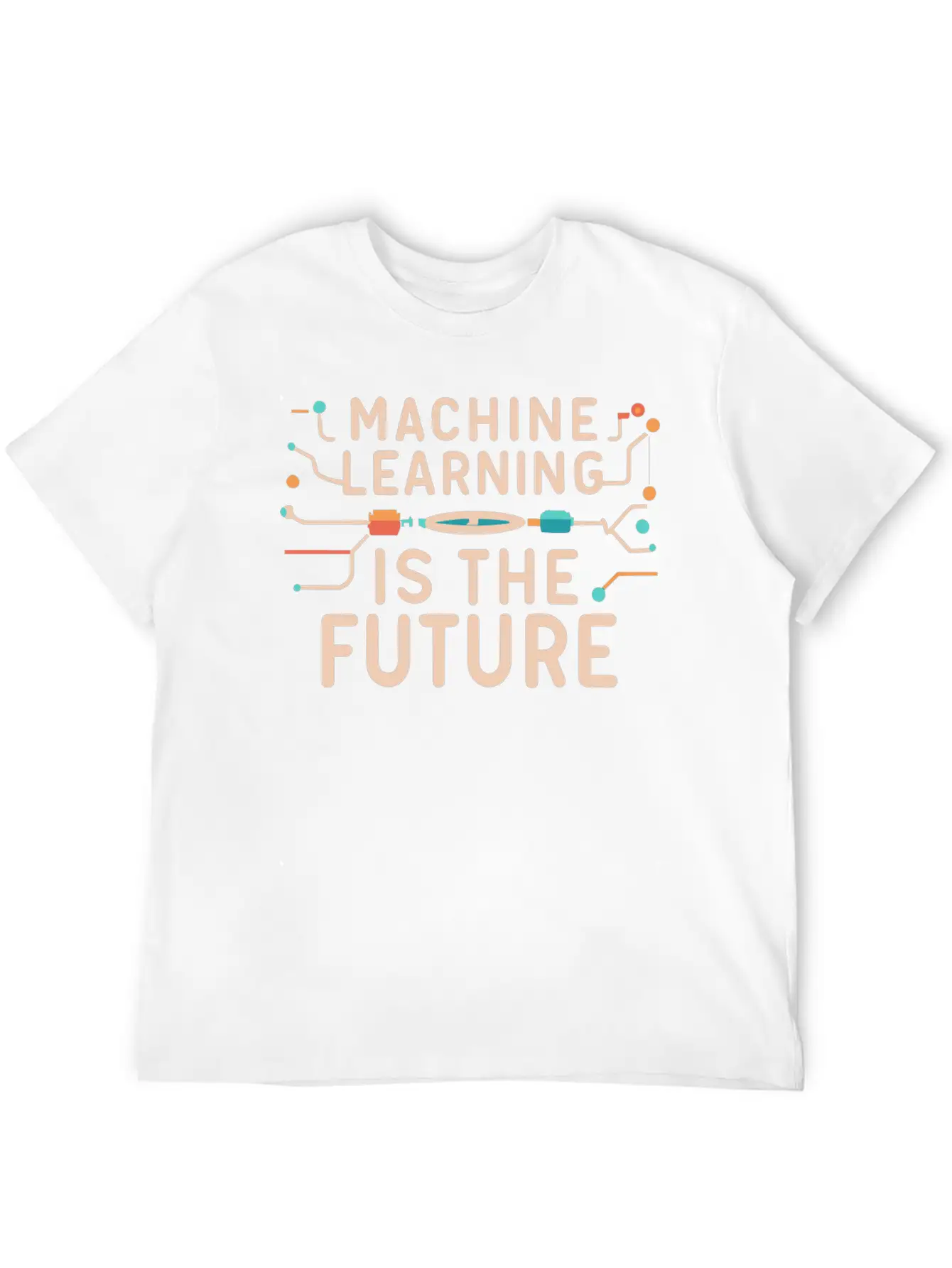 Machine Learning Is The Future Unisex Short Sleeve Soft Cotton T-Shirt – Casual Everyday Wear