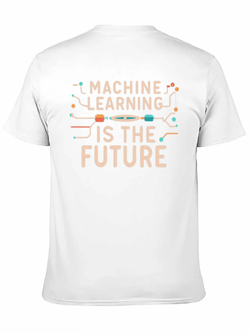 Machine Learning Is The Future Unisex Short Sleeve Soft Cotton T-Shirt – Casual Everyday Wear